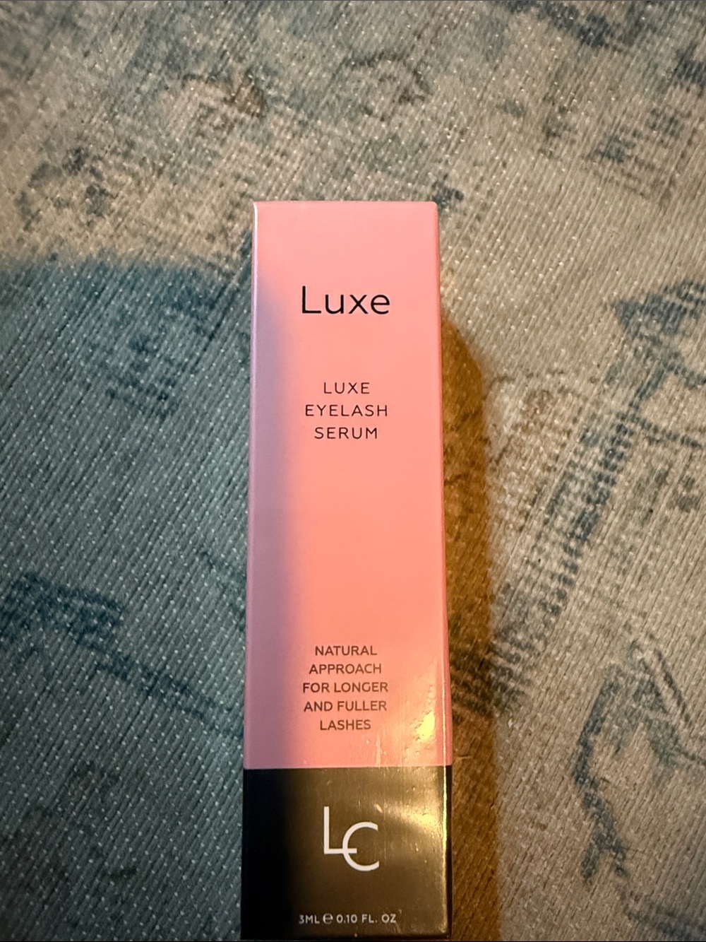 Luxe Eyelash Serum — Pink and Black Packaging